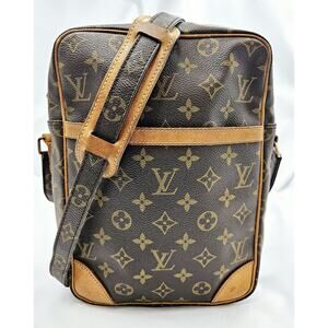 Copied - Authentic Louis Vuitton Monogram Danube Brown Crossbody Shoulder Bag